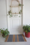 Geo Stripes PVC Coir Doormat - Outdoor mats Belrose - Rugs N Timber