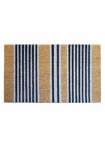 Geo Stripes PVC Coir Doormat - Outdoor mats Belrose - Rugs N Timber