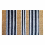 Geo Stripes PVC Coir Doormat - Outdoor mats Belrose - Rugs N Timber