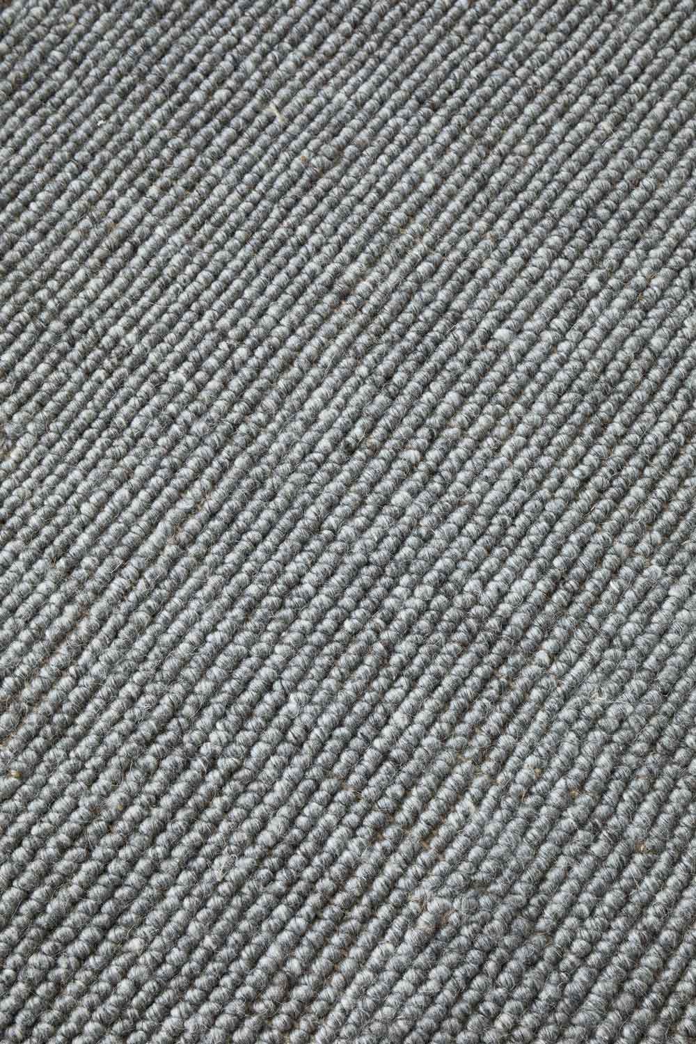 Harriet Flint textured wool and jute rug in soft grey tone available at Rugs N Timber Belrose showroom