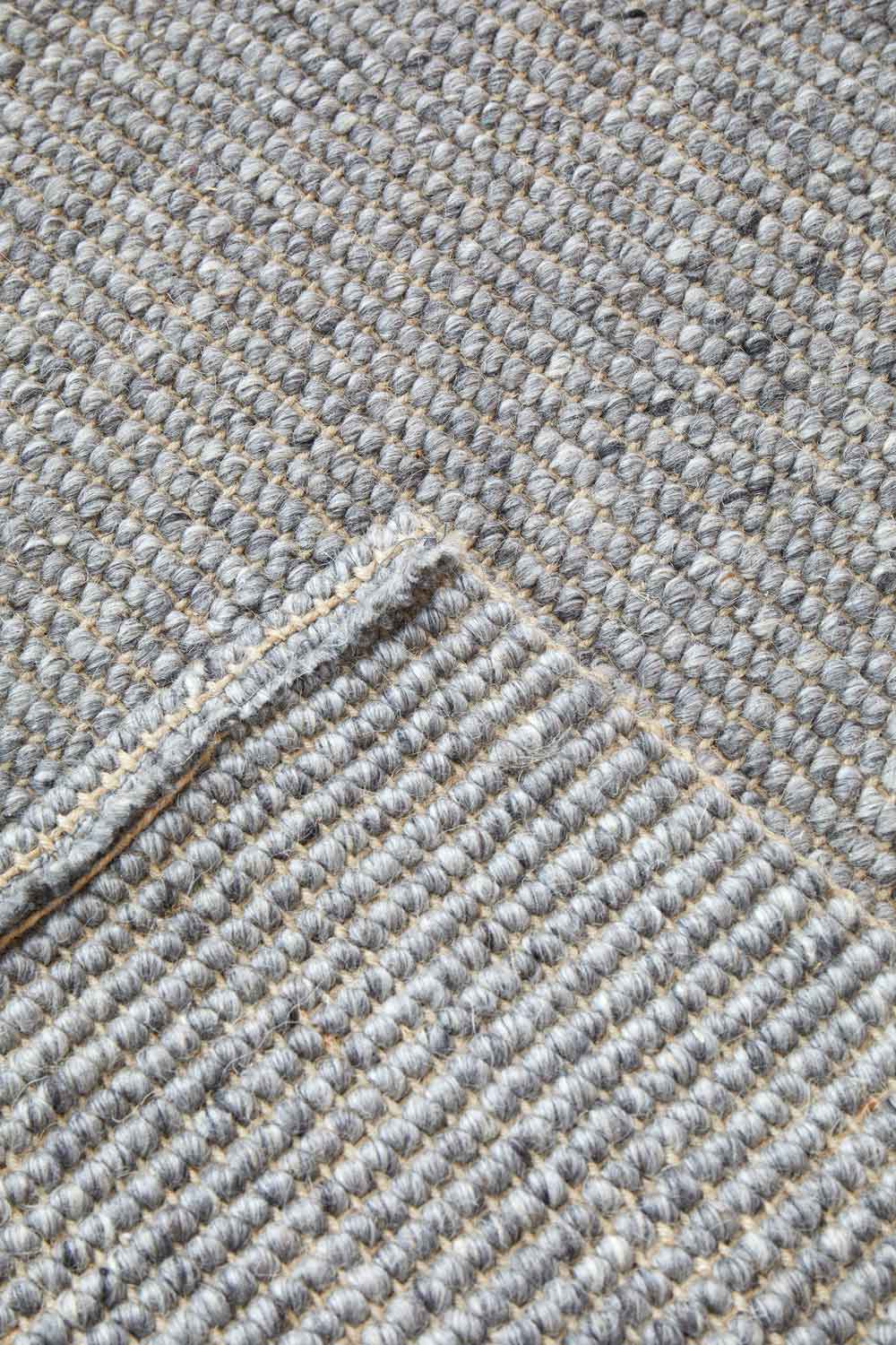 Harriet Flint hallway runner rug with textured wool and jute weave available at Rugs N Timber Belrose