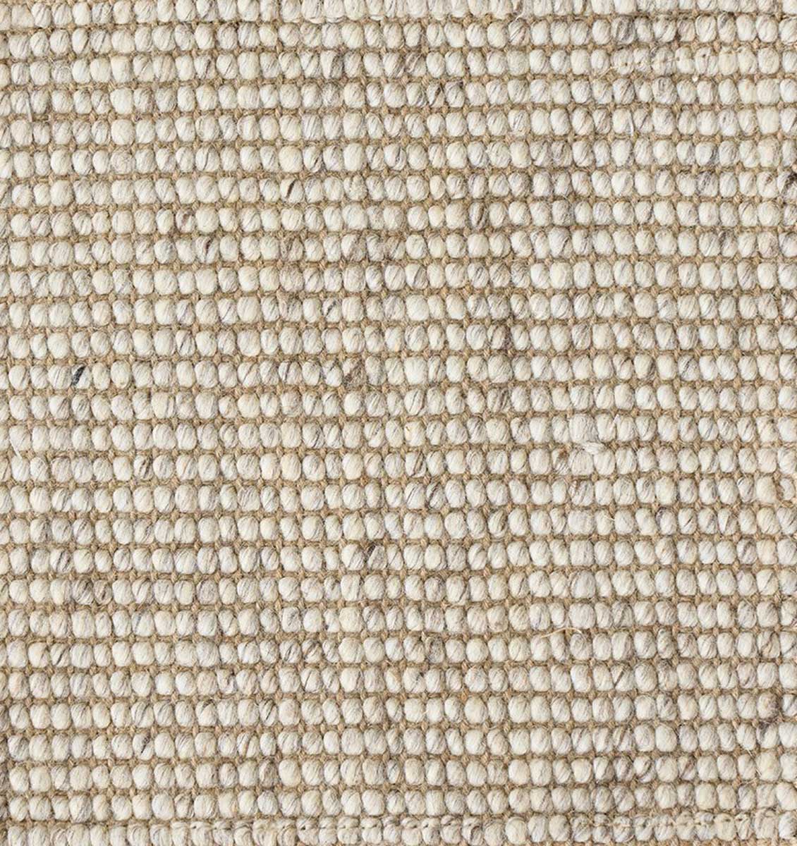 Harriet Linen textured wool and jute rug with natural woven finish available at Rugs N Timber Belrose showroom