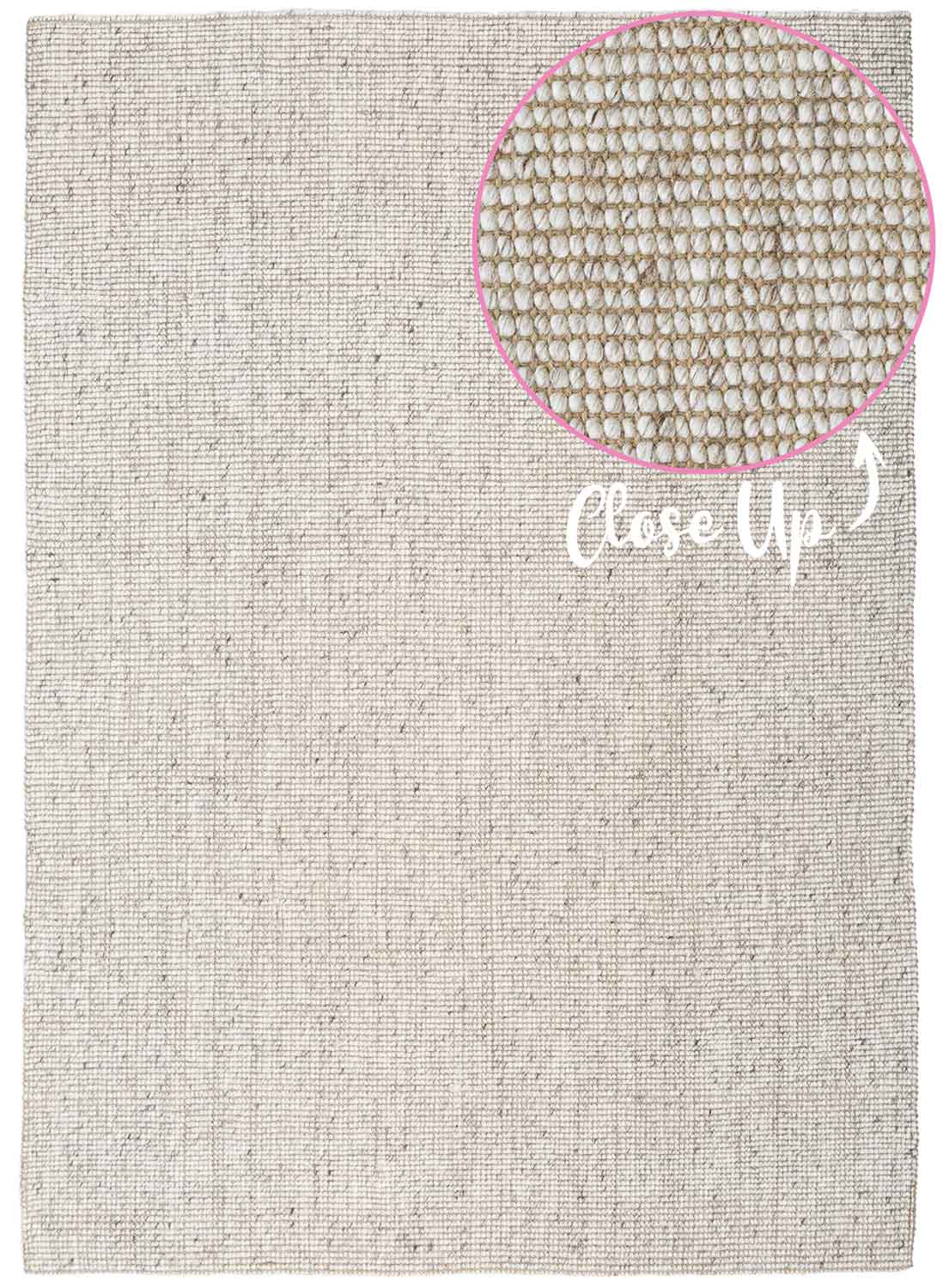 Harriet Linen textured wool and jute rug with natural woven finish available at Rugs N Timber Belrose showroom