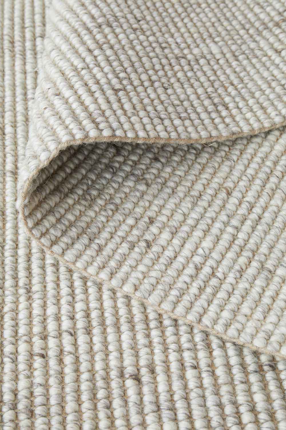 Harriet Linen hallway runner rug in wool and jute blend available at Rugs N Timber Belrose showroom