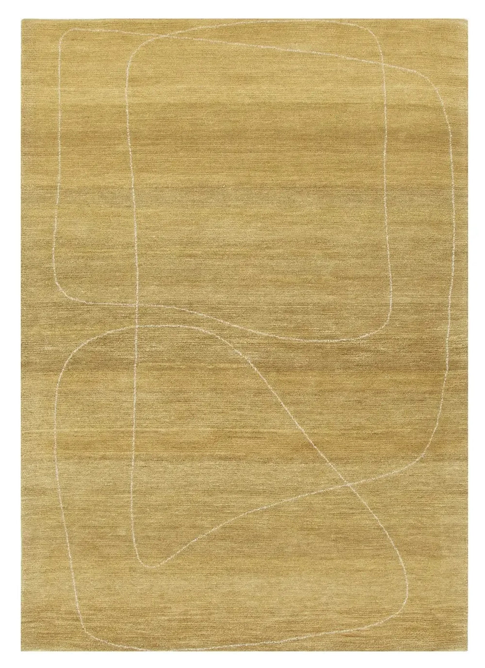 Harvest Chartreuse Wool Rug – hand-tufted modern wool rug available at Rugs N Timber Belrose showroom
