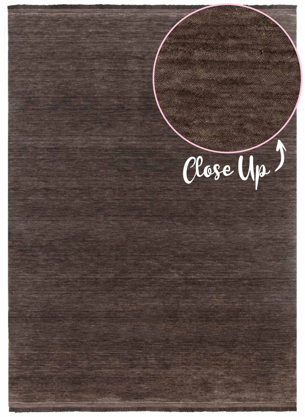 Havana Cigar hand knotted wool blend rug in rich brown tobacco tones at Rugs N Timber Belrose