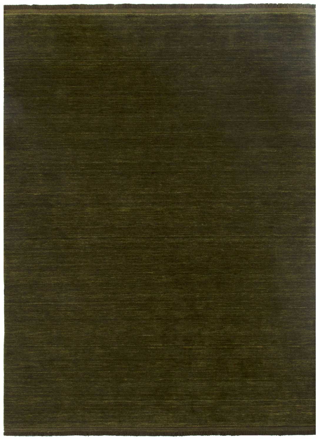 Havana Everglade hand knotted wool blend rug in rich olive green tones at Rugs N Timber Belrose