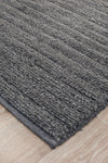 Kendall Charcoal Rug - textured knotted wool rug - See it at Rugs N Timber Belrose
