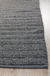 Kendall Charcoal Rug - textured knotted wool rug - See it at Rugs N Timber Belrose