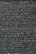Kendall Charcoal Rug - textured knotted wool rug - See it at Rugs N Timber Belrose