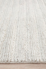 Kendall Ivory Rug - textured knotted wool rug - See it at Rugs N Timber Belrose