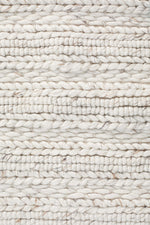 Kendall Ivory Rug - textured knotted wool rug - See it at Rugs N Timber Belrose