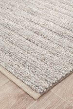 Kendall Natural Rug - textured knotted wool rug - See it at Rugs N Timber Belrose