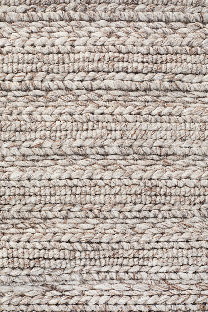 Kendall Natural Rug - textured knotted wool rug - See it at Rugs N Timber Belrose