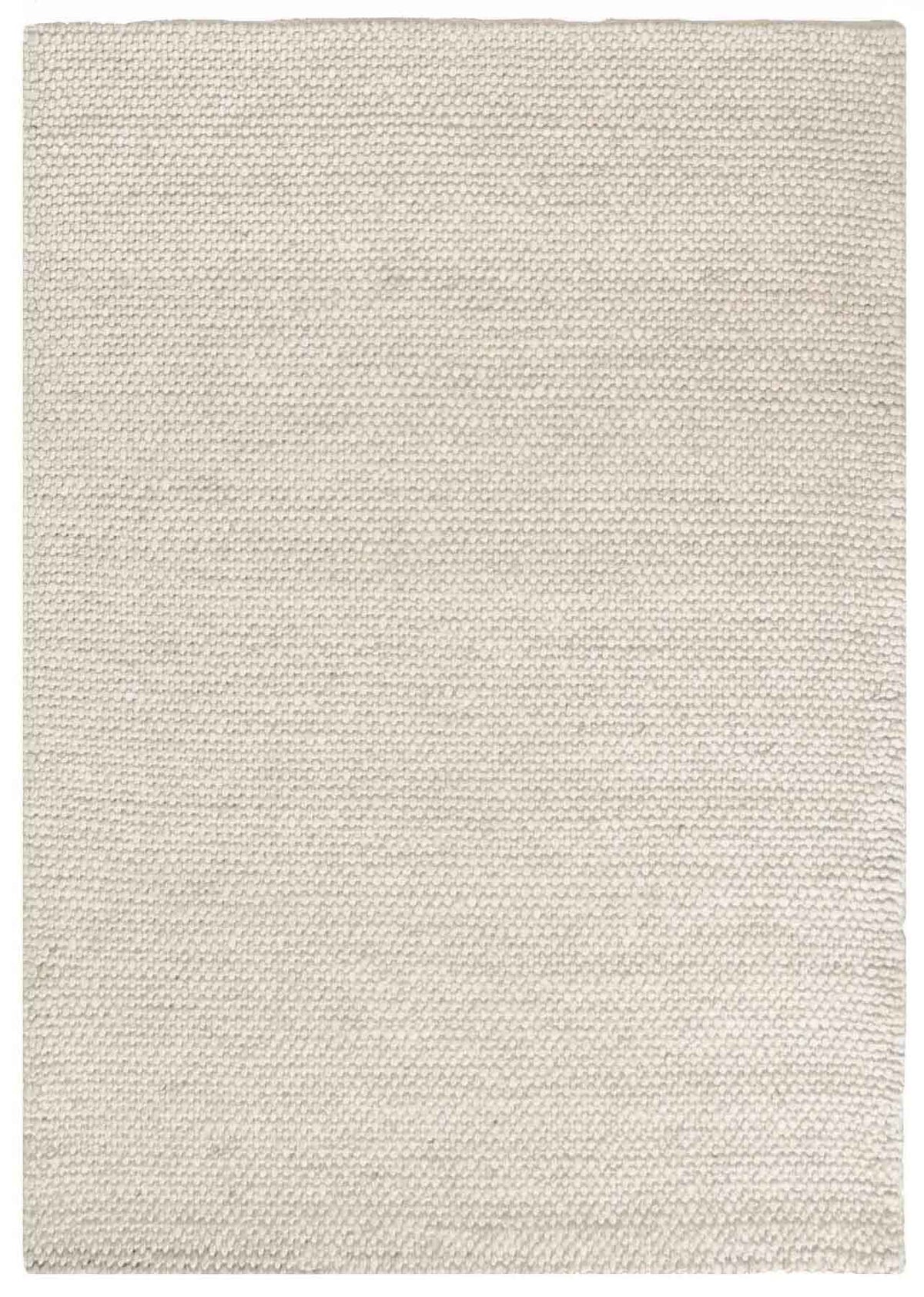 Langley Chalk hand loomed wool blend rug with soft textured weave available at Rugs N Timber Belrose showroom
