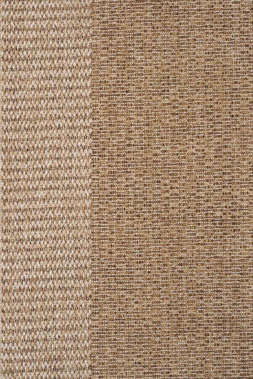Linden Border Natural indoor outdoor rug with a neutral centre and contrasting framed edge. Available at Rugs N Timber Belrose