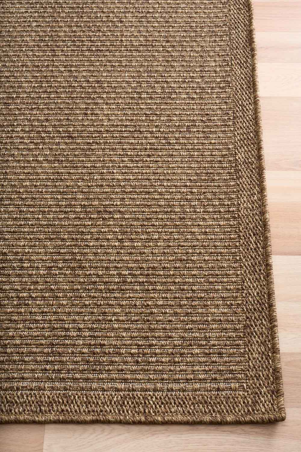 Linden Weave Natural indoor outdoor rug with a subtle all-over woven texture.  Available at Rugs N Timber Belrose