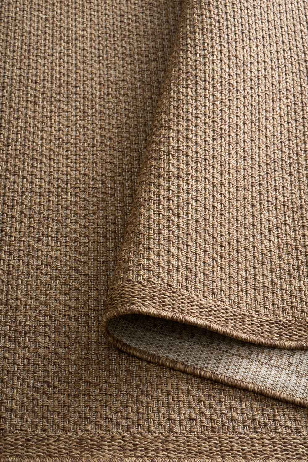 Linden Weave Natural indoor outdoor rug with a subtle all-over woven texture.  Available at Rugs N Timber Belrose