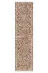 Margot Clay hall runner in warm terracotta clay tones with a soft distressed pattern, Rugs N Timber Belrose.