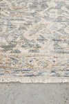 Margot Mist hall runner in soft blue and neutral tones with a vintage distressed finish, available at Rugs N Timber Belrose.