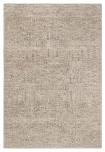 Margot Sandstone rug in soft natural beige with a distressed vintage look, available at Rugs N Timber Belrose.
