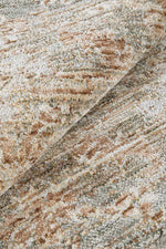 Margot Woodland hall runner featuring moss green and brown earthy tones in a vintage distressed style, Rugs N Timber Belrose.