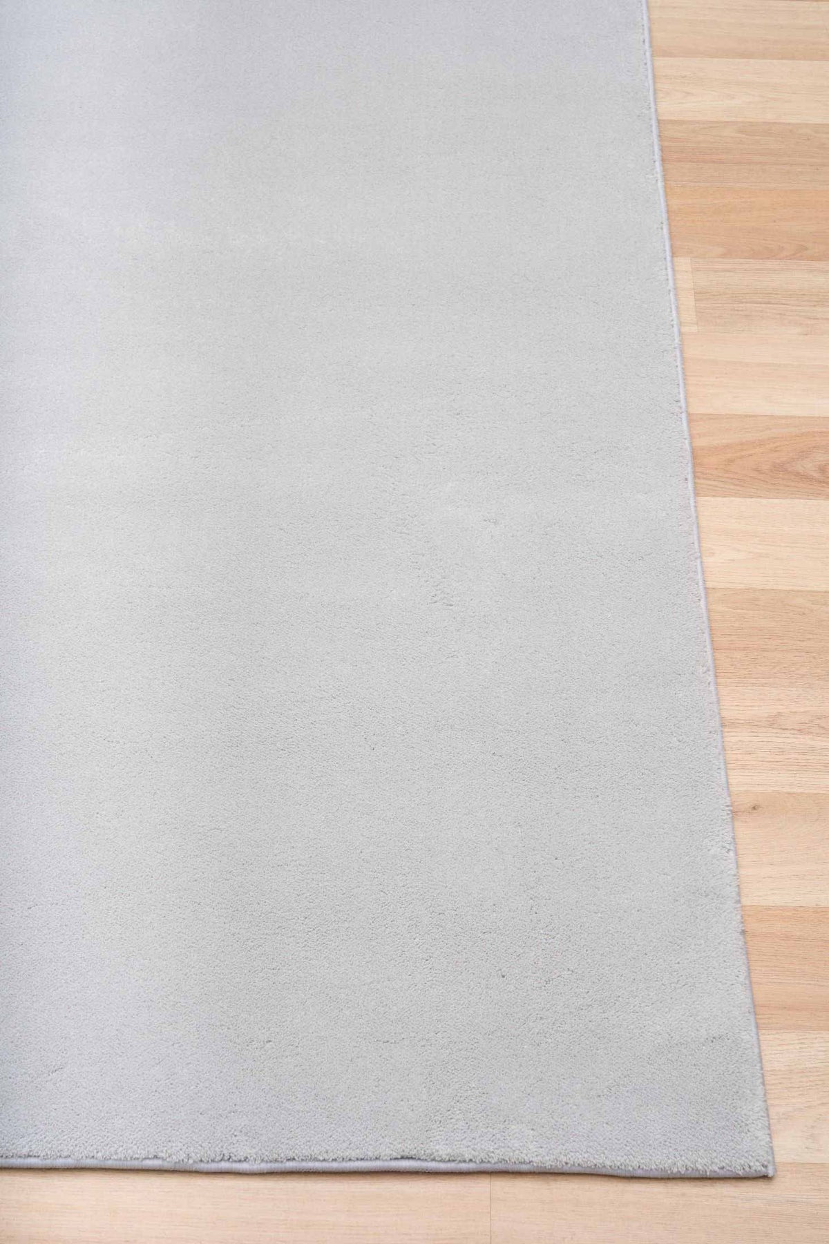 Monty Silver Rug – modern silver toned ultra soft rug, easy care and available at Rugs N Timber Belrose