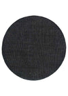 Narrabri Round Black Jute Rug – handwoven heavy-weight 100% jute, natural resort-style rug, available at Rugs N Timber Belrose showroom.