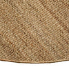 Narrabri Round Jute Rug – handwoven heavy-weight 100% jute, natural resort-style rug, available at Rugs N Timber Belrose showroom.