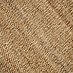Narrabri Round Jute Rug – handwoven heavy-weight 100% jute, natural resort-style rug, available at Rugs N Timber Belrose showroom.