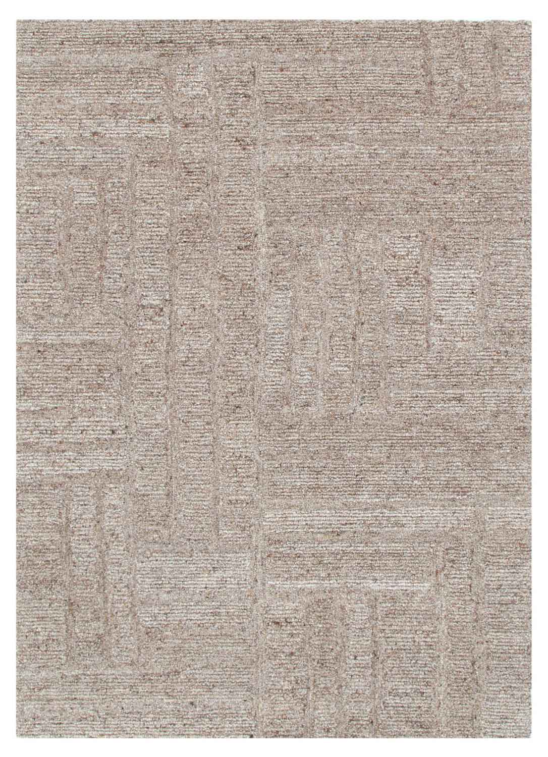 Nebraska Chestnut wool rug in rich cocoa tones with high–low boucle pattern – visit Rugs N Timber Belrose.