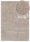 Nebraska Chestnut wool rug in rich cocoa tones with high–low boucle pattern – visit Rugs N Timber Belrose.