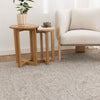 Nebraska Fawn wool rug in warm greige with thick boucle pile – see it at Rugs N Timber Belrose