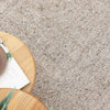 Nebraska Fawn wool rug in warm greige with thick boucle pile – see it at Rugs N Timber Belrose