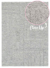Nebraska Fog wool rug in soft grey with high–low boucle pattern – view in-store at Rugs N Timber Belrose.