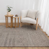 Nebraska Timber wool rug with boucle texture in warm brown-grey tones, available at Rugs N Timber Belrose showroom.