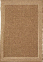 Newport Border Beige Rug - Outdoor Washable Rugs Belrose - Rugs N Timber