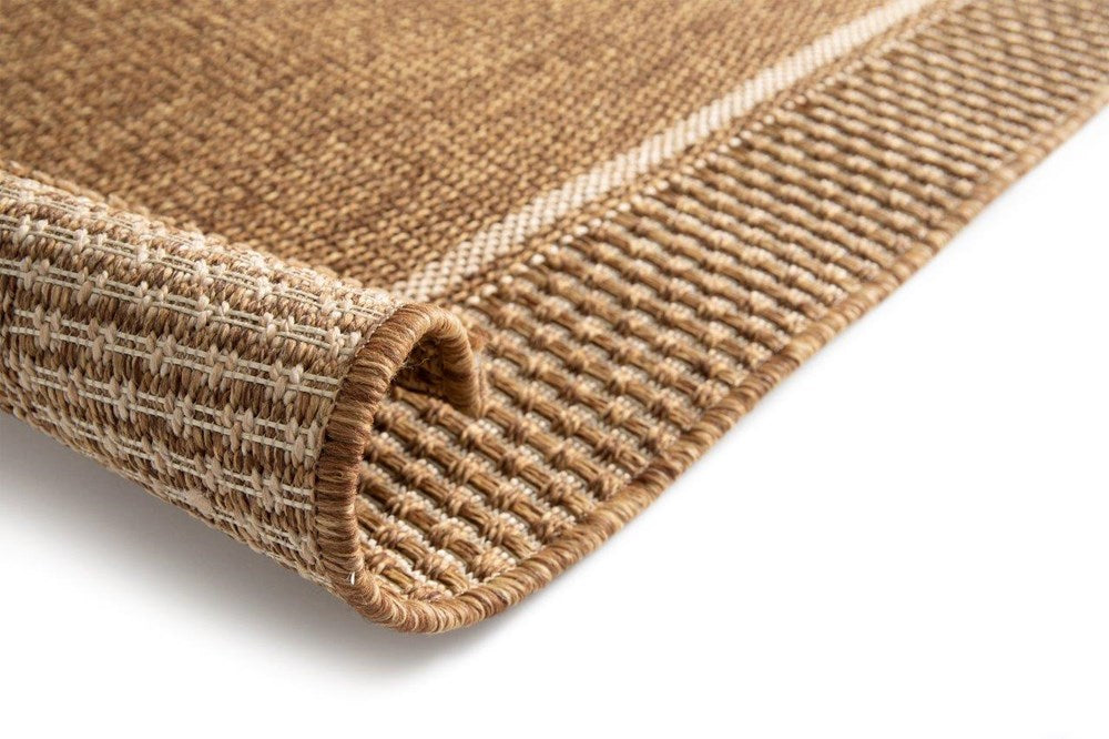 Newport Border Beige Rug - Outdoor Washable Rugs Belrose - Rugs N Timber