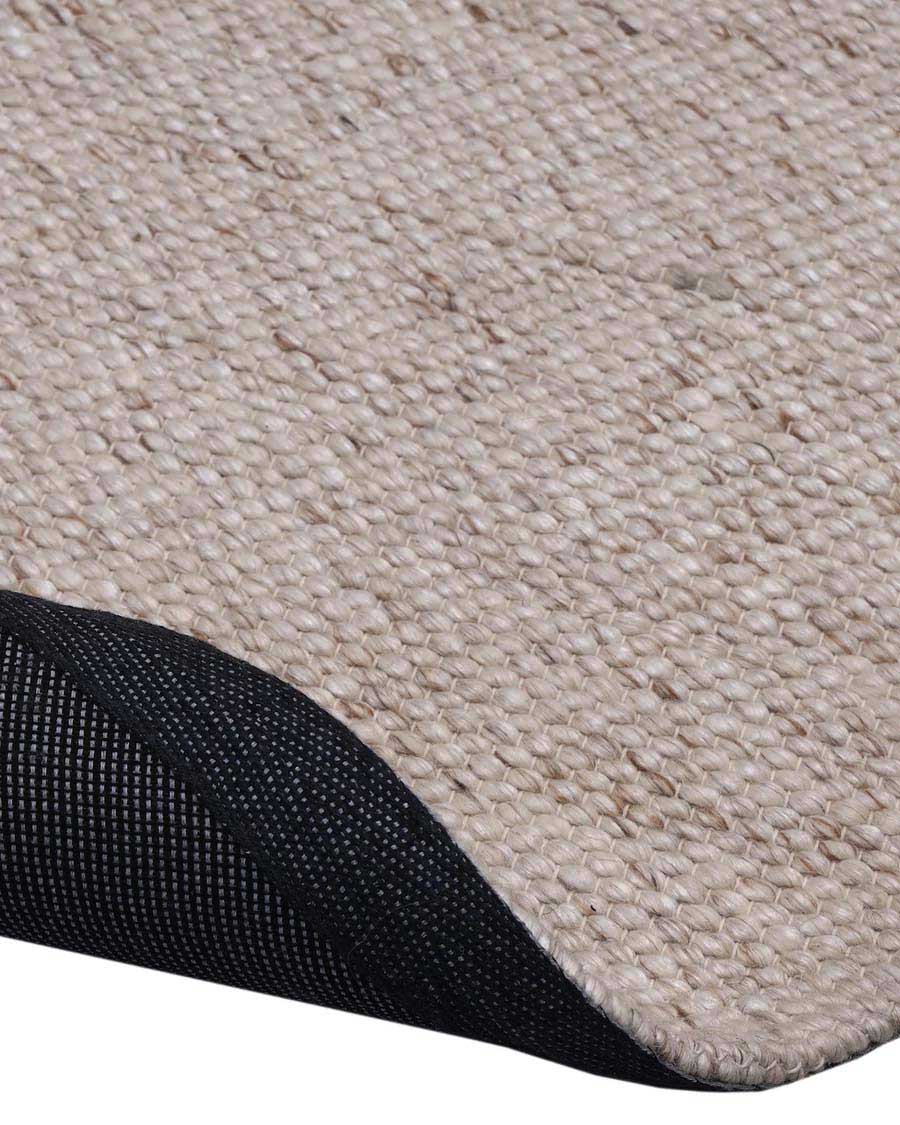 Opal beige wool and viscose hand woven rug in beige neutral tones. Available at Rugs N Timber