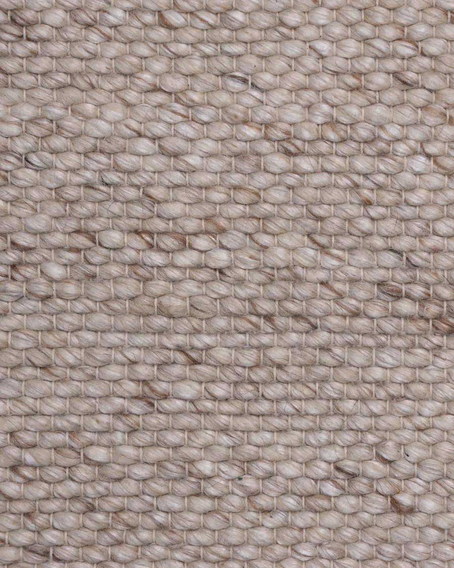 Opal beige wool and viscose hand woven rug in beige neutral tones. Available at Rugs N Timber