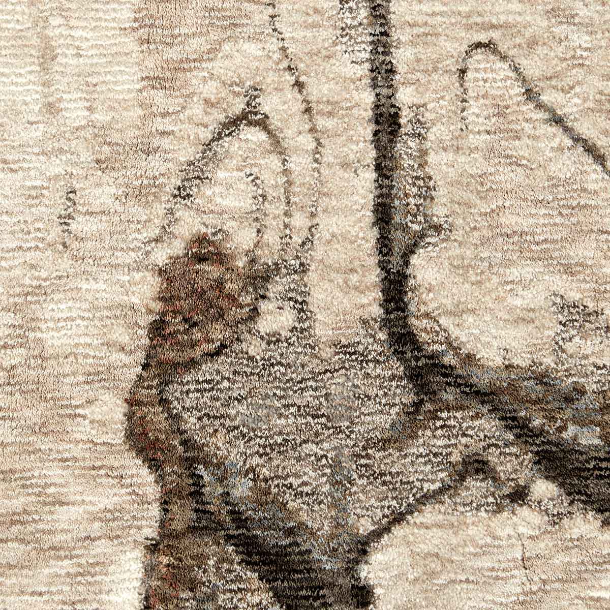 Ophelia Form contemporary marble effect rug inspired by flowing natural stone.