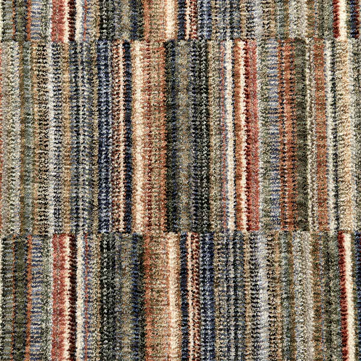 Ophelia Mosaic contemporary patterned rug with layered geometric mosaic design.