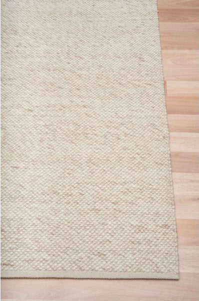 Morris Beige Wool Rug | Textured Wool Rug | Belrose – Rugs 'N' Timber