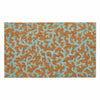 Hayman Coral PVC-backed coir doormat with aqua coral reef pattern – Rugs N Timber Belrose