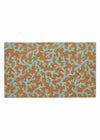 Hayman Coral PVC-backed coir doormat with aqua coral reef pattern – Rugs N Timber Belrose
