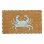 Crab design PVC-backed coir doormat with coastal style from Rugs N Timber Belrose
