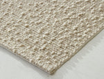 Riverview Oatmeal Rug – Handwoven Textured Wool Blend Rug in Light Natural