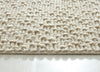 Riverview Oatmeal Rug – Handwoven Textured Wool Blend Rug in Light Natural Tones