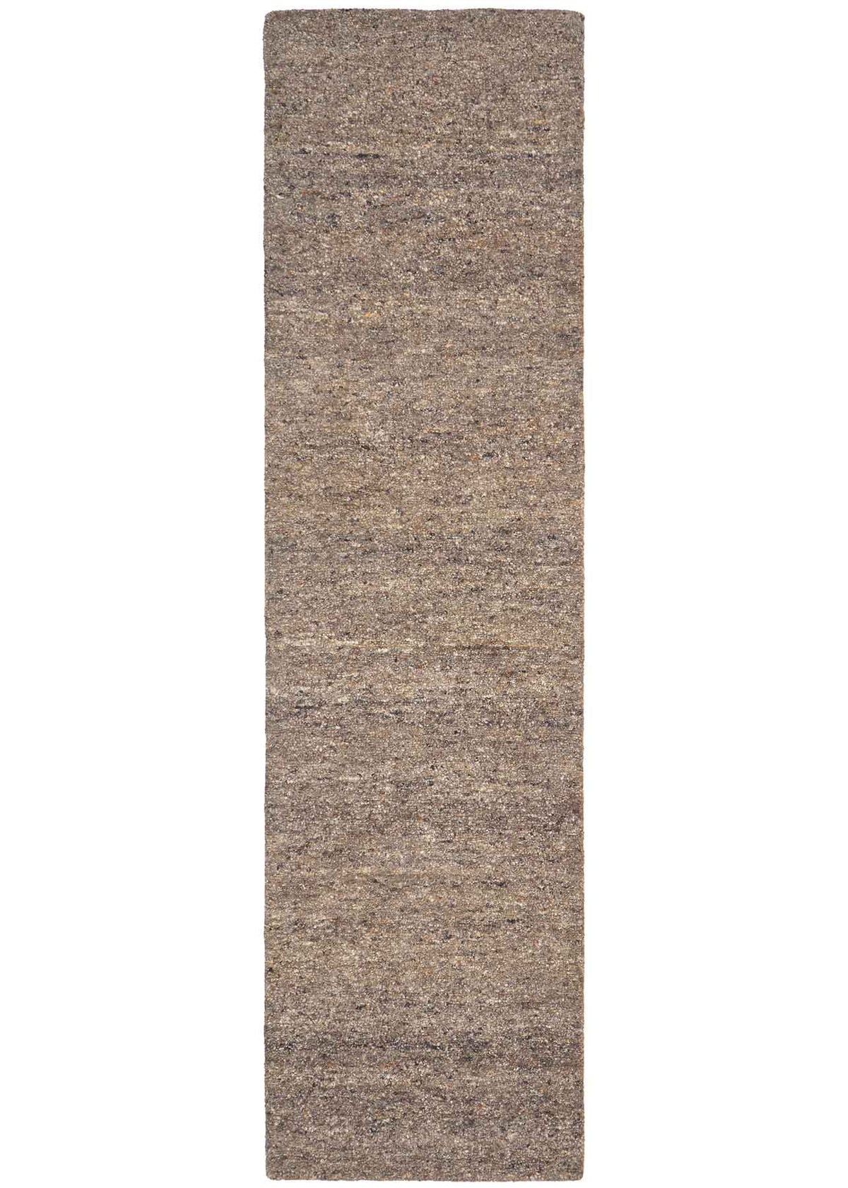 Rueben Cobblestone premium grey wool hallway runner inspired by the streets of Old Havana, part of the St Kitts Collection at Rugs N Timber.