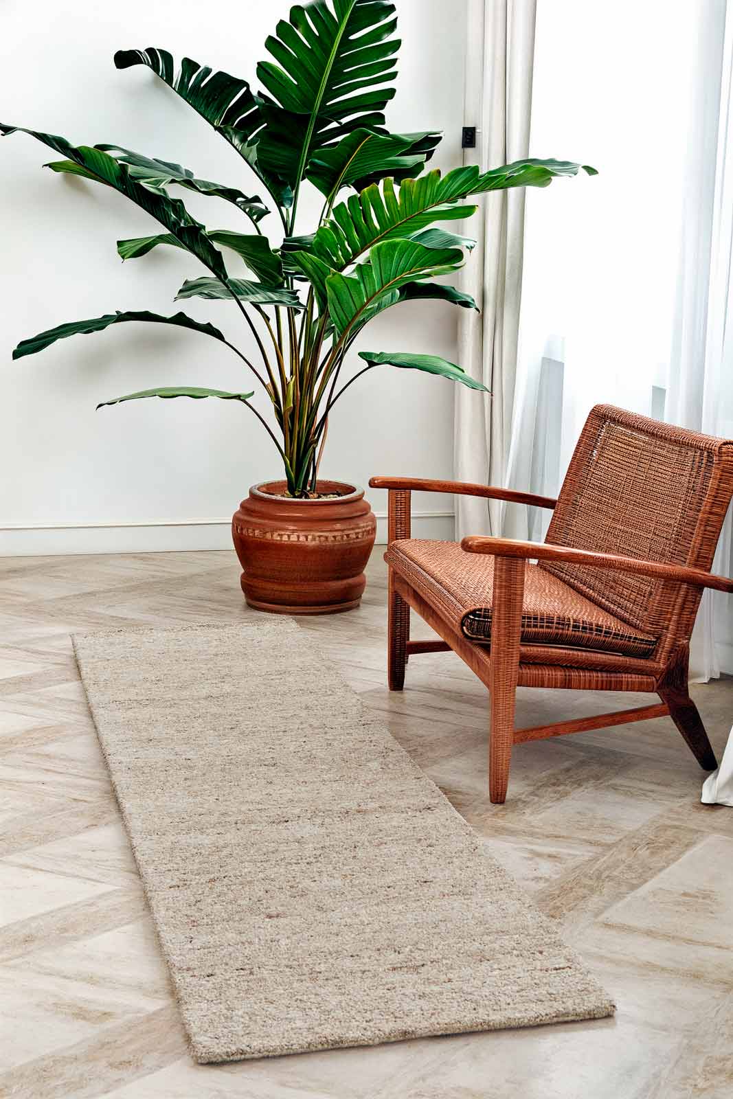 Rueben Old Havana premium hand tufted wool hallway runner inspired by historic Havana, part of the St Kitts Collection at Rugs N Timber.